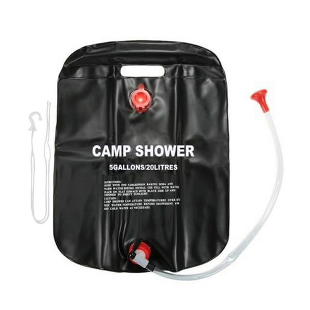 Portable 20L Outdoor Camping Hiking Solar Energy Heated Camp Shower Pipe Bag Portable 20L Outdoor Camping Hiking Solar Energy Heated Camp Shower Pipe Bag